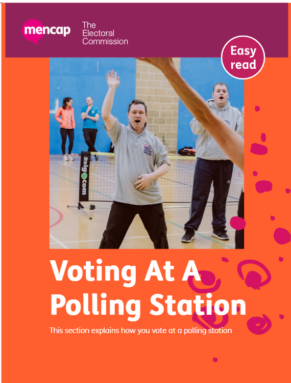 front page image of the voting at a polling station document