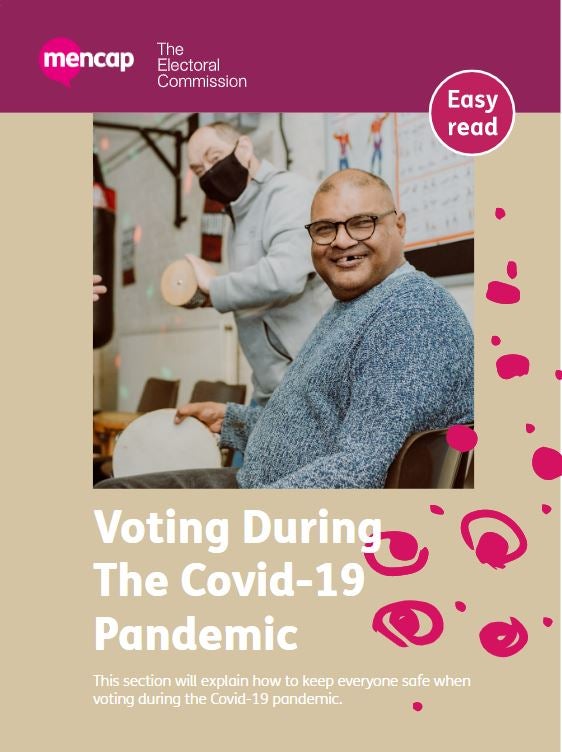 Front page image of the voting during the covid19 pandemic