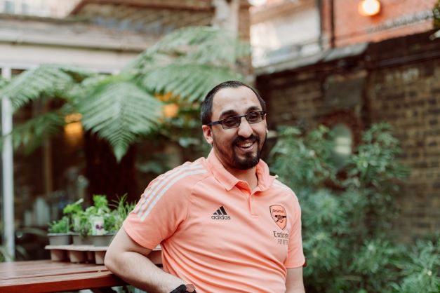 Abdul: A sports co-trainer at Mencap