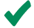 small green tick