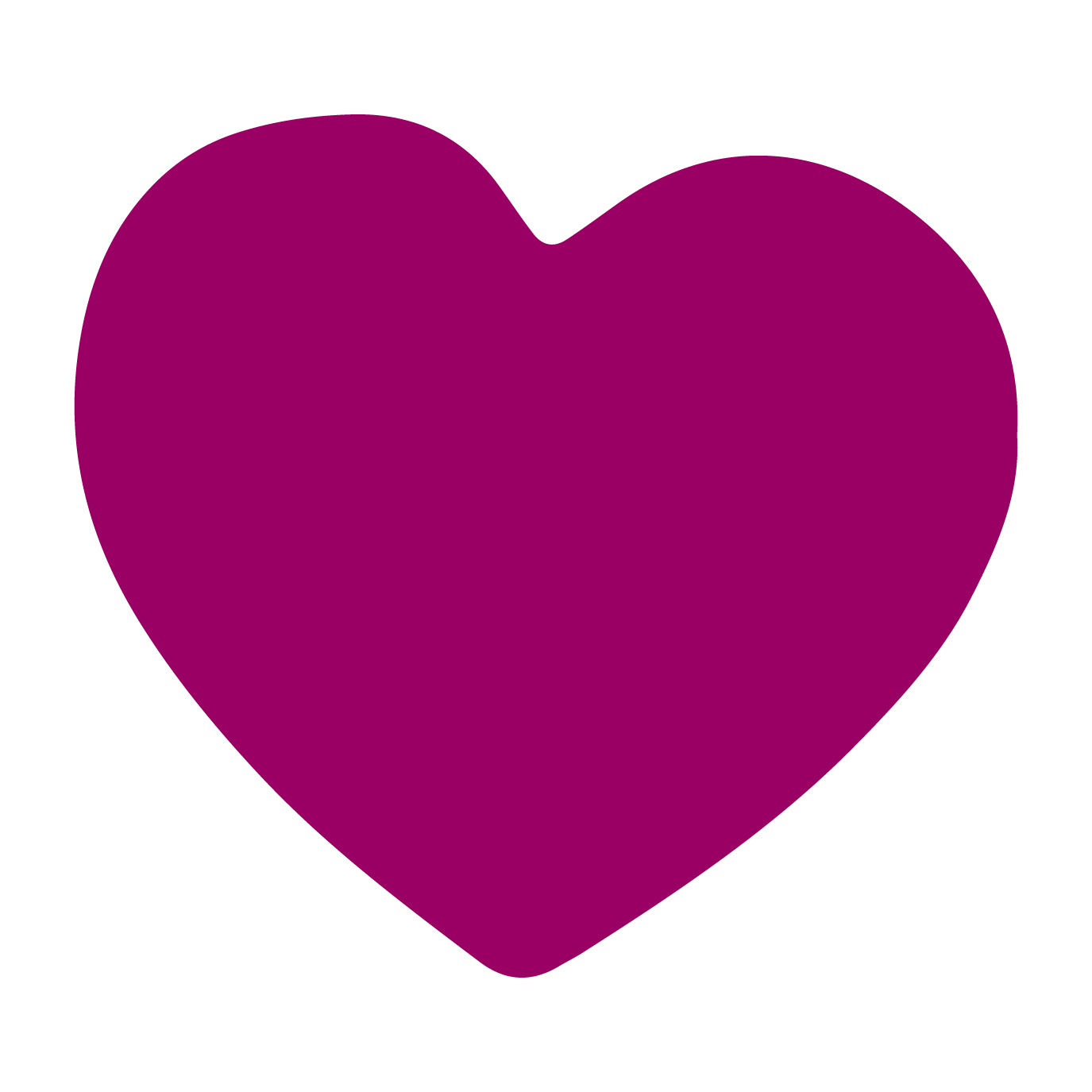 love heart maroon icon