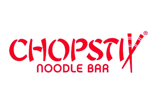 The logo for Chopstix Noodle Bar