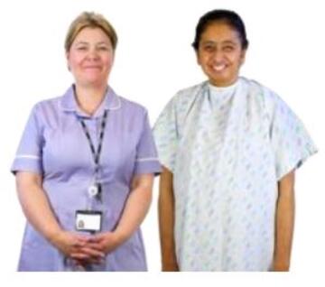 a nurse and a patient