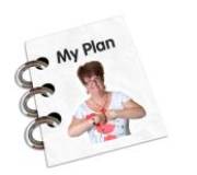A booklet with the title My Plan