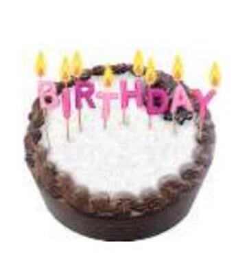 a birthday cake