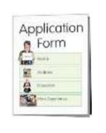 an application form