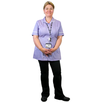 A nurse in uniform
