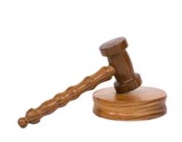 A judges hammer