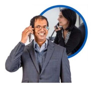 A man talking to someone on the phone
