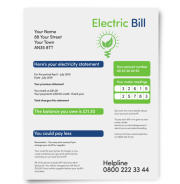 An electricity bill