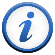 the 'i' for information symbol