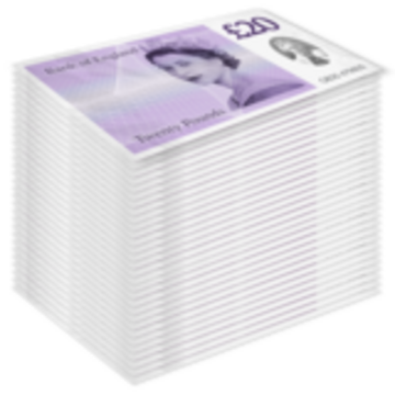 Bank notes stacked on top of one another