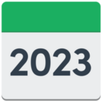 A calendar showing the year '2023'