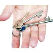 a hand holding a set of keys