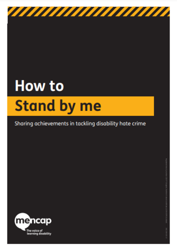 The front cover of the Stand by me report