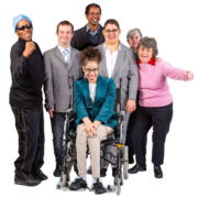 A group of people with learning disabilities