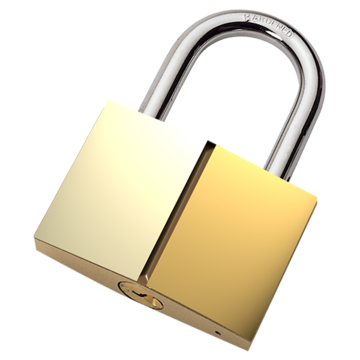 A padlock