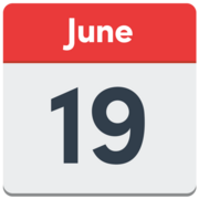 Day calendar reading June 19