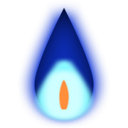 a gas flame