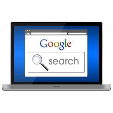 A computer screen showing google search.