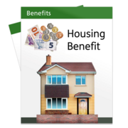 A picture of a housing benefit leaflet