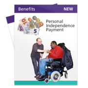 The front cover of the Personal Independence Payment leaflet about a benefit from the DWP