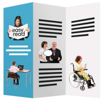 A picture of an easy read leaflet.