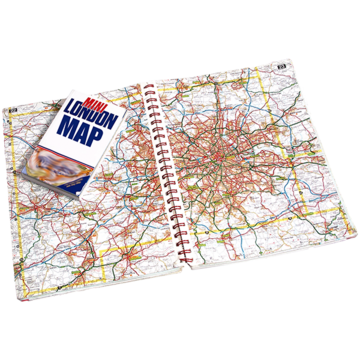 A map of London.