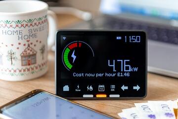 An in-home display device.