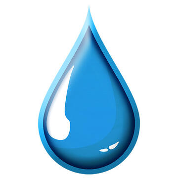 A water drop.