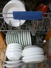 A full dishwasher.