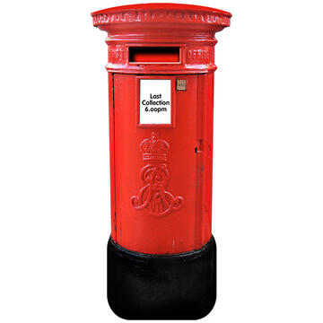 A postbox.
