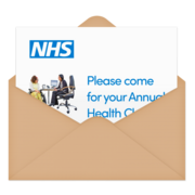 A reminder letter for an annual health check
