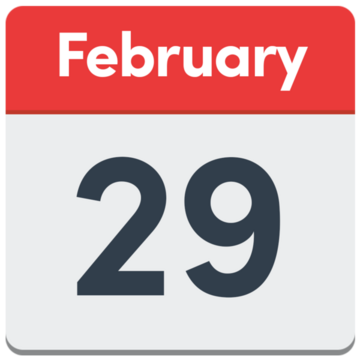A calendar showing February 29