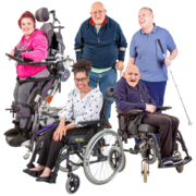 A group of people with different conditions