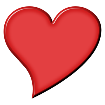 A red heart