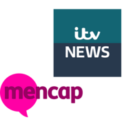 The logos of Mencap and ITV News