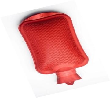 An upside down hot water bottle