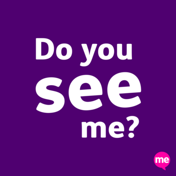 DO YOU SEE ME stamp with icon NEW