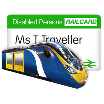 A disabled persons railcard.