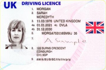 A driving license