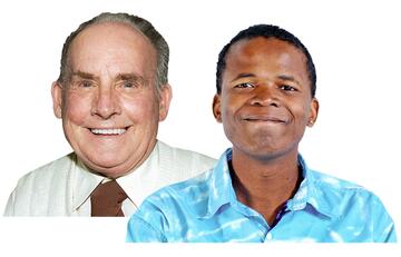 Two men of different ages.
