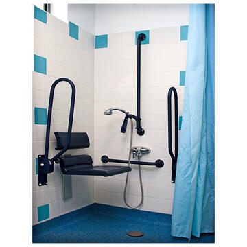An accessible shower