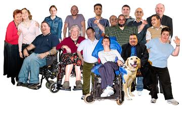 A large group of people with different needs.