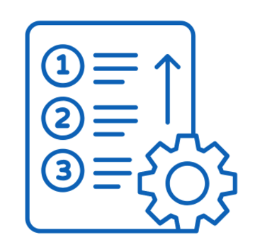 Image of a report in priority order