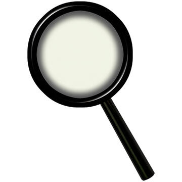 A magnifying glass.