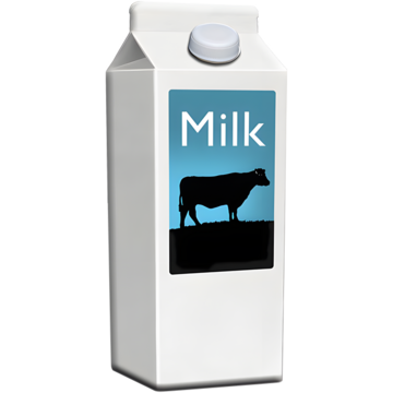 A carton of milk