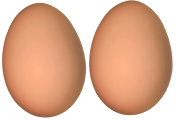 Two eggs