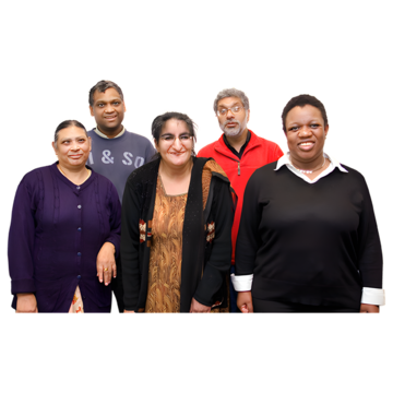 A group of people from black and Asian backgrounds