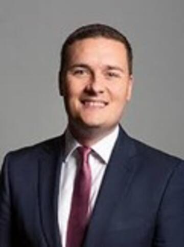 Wes Streeting MP head and shoulders photograph
